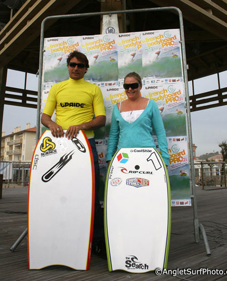 podium : Yvon Martinez et Eloise Bourroux - ETB Anglet 2008