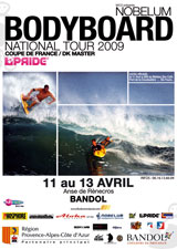 Affiche Bodyboard National Tour Bandol 2009
