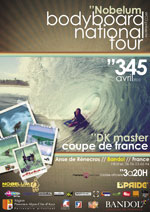 Affiche Bodyboard National Tour Bandol 2010