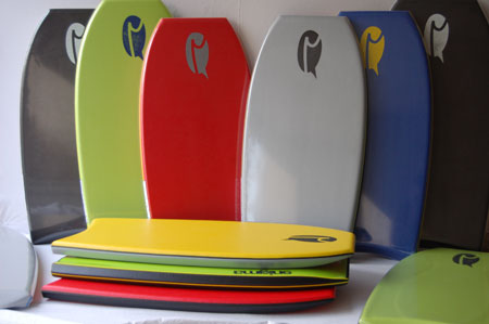 Collection des bodyboards Enigma shapés en Europe