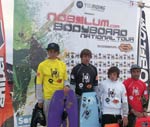 Podium Junior - Bodyboard national tour 2012 - La Salie