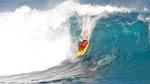 Manapany surf festival 2012 - take off L. Pollard - competition bodyboard IBA fminin