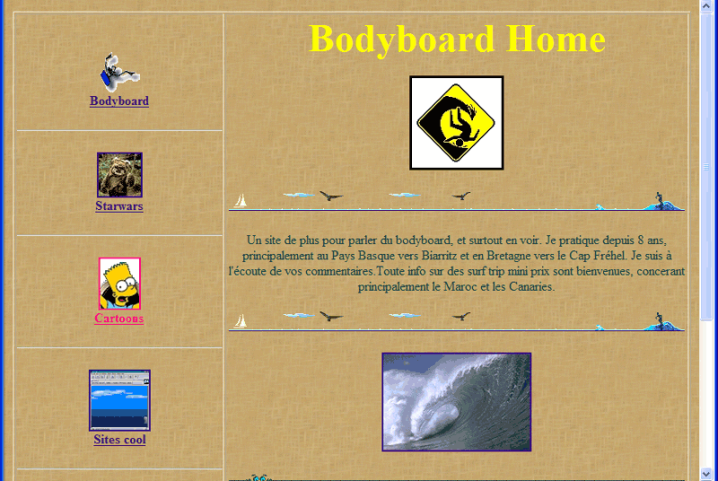 bodyboard land en 1997