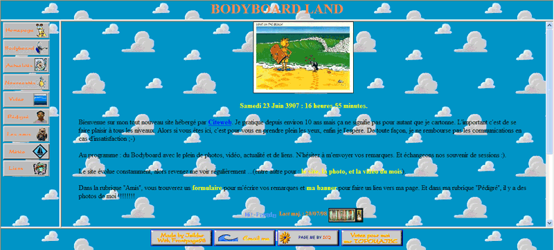 bodyboard land en 1999