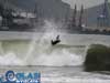 Ereaga: Beach Break that needs a very big swell. waves: right and left. Tide: medium or high - Photo : Juan Lazkano