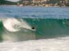 Anto shorebreak en Corse